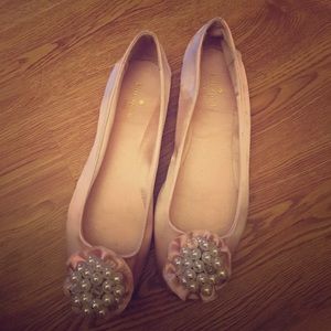 Light pink Kate Spade ballerina flats